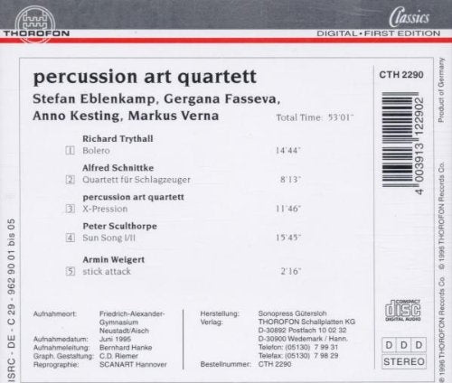 Percussion Art Quartet / Various