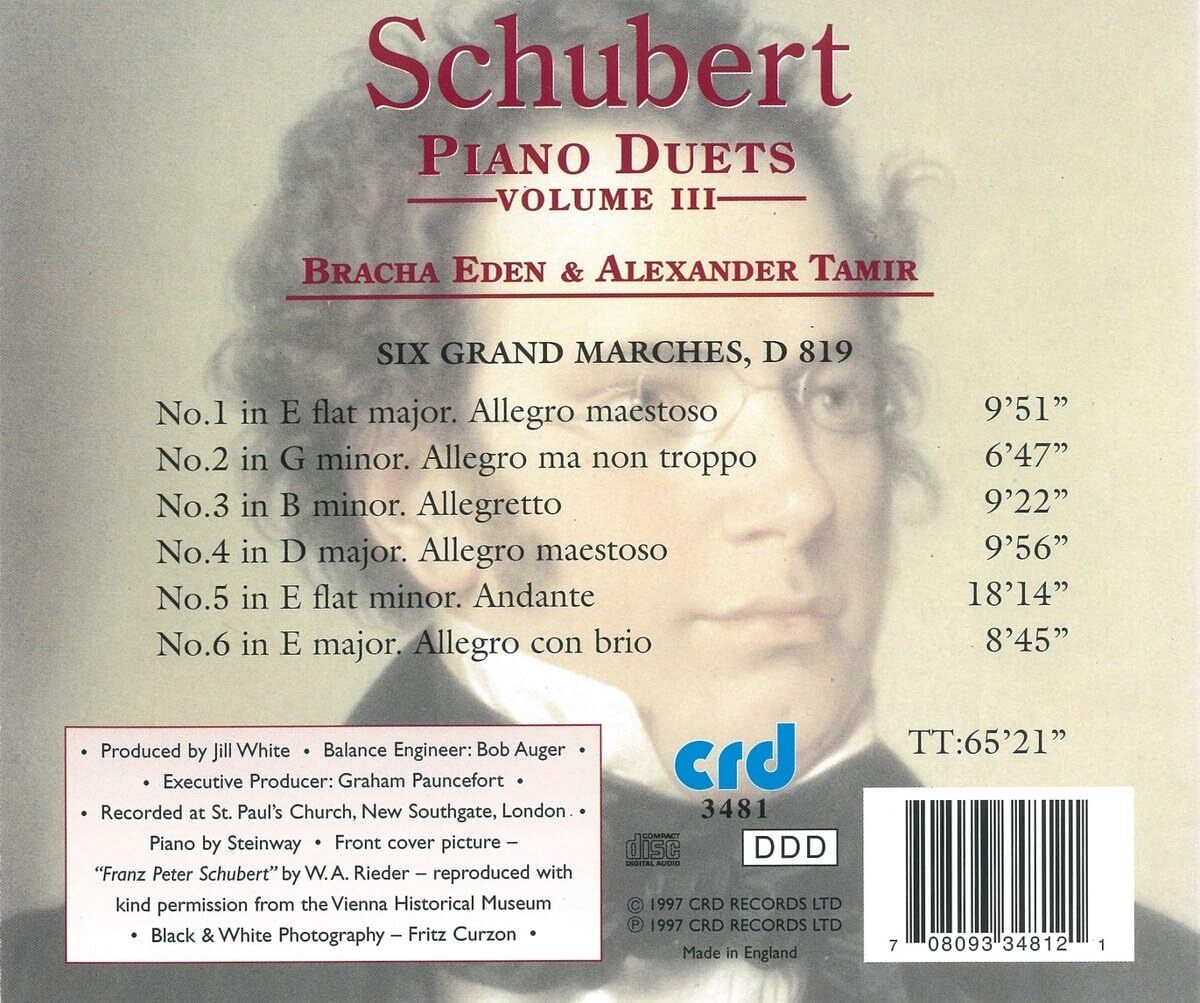 Schubert: Piano Duets - Volume 3