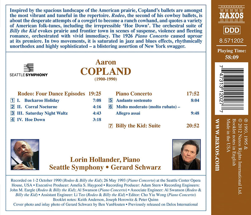 Rodeo / Billy the Kid Suite & Piano Concerto