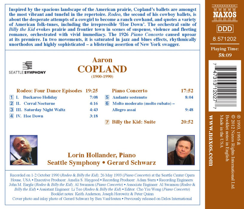 Rodeo / Billy the Kid Suite & Piano Concerto