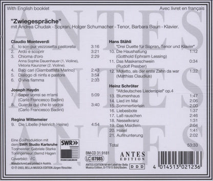 Zwiegesprache: Lieder & Duets