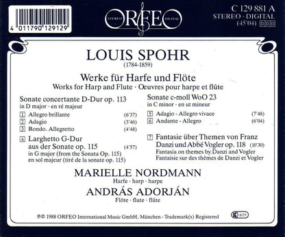 Works for Harp and Flute (Nordmann, Adorjan)