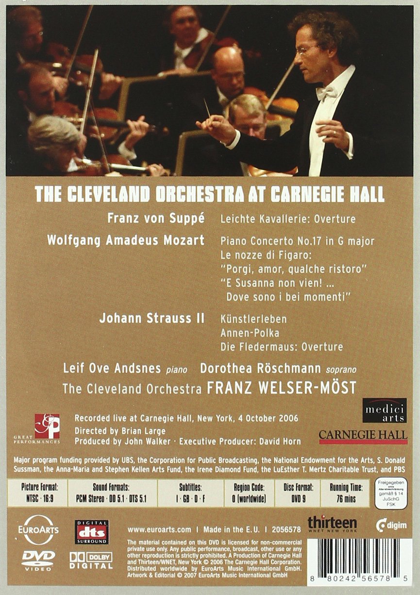 The Cleveland Orch At Carnegie Hall