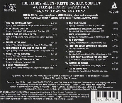 Harry Allen - Keith Ingham Quintet - Are You Having Any Fun - A Celebrat
