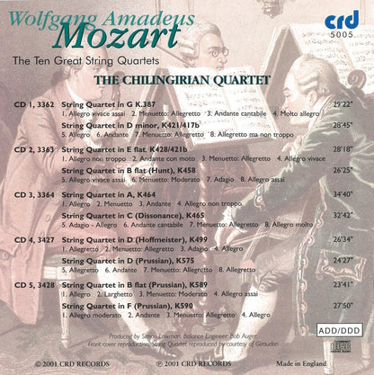 Wolfgang Amadeus Mozart: The Ten Great String Quartets