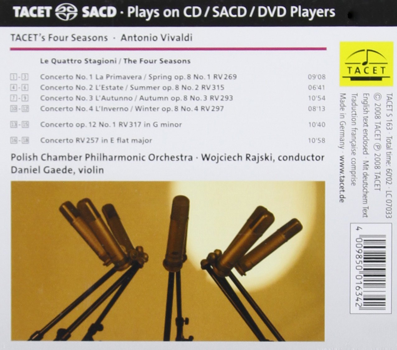 Antonio Vivaldi: The Four Seasons, Concerto RV 317, Concerto RV 258