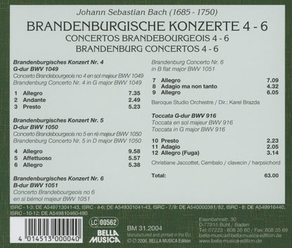 Brandenburg Ctos 4-6