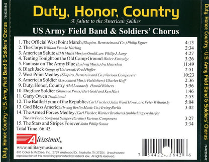 Duty, Honor, Country