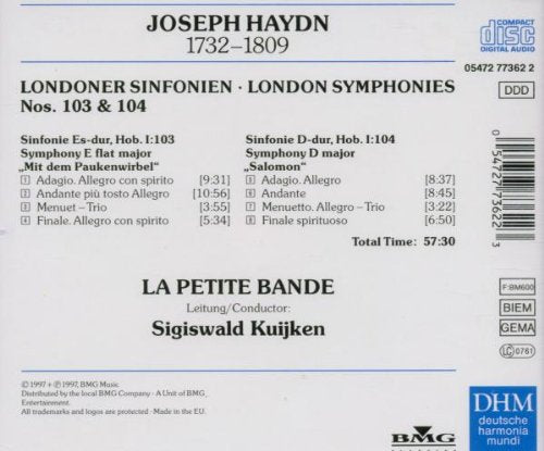 Sinfonien 103 und 104