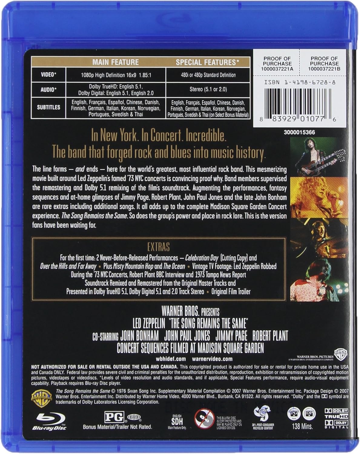 Led Zeppelin - The Song Remains the Same