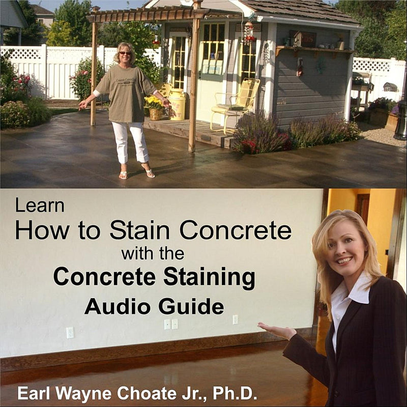 Learn How to Stain Concrete with the Concrete Stai