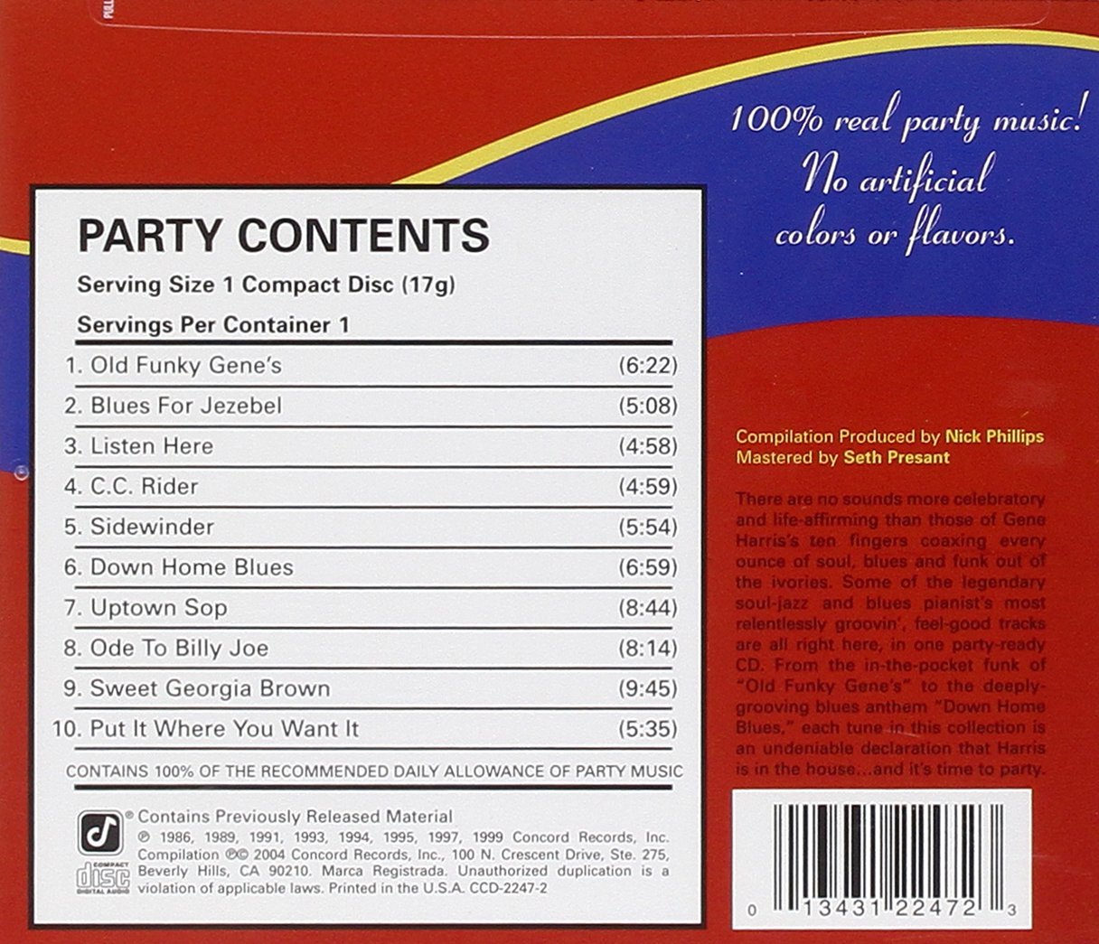 Instant Party: Gene Harris