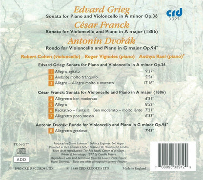 Edvard Grieg: Sonata for Piano and Violoncello in a Minor, Op. 36