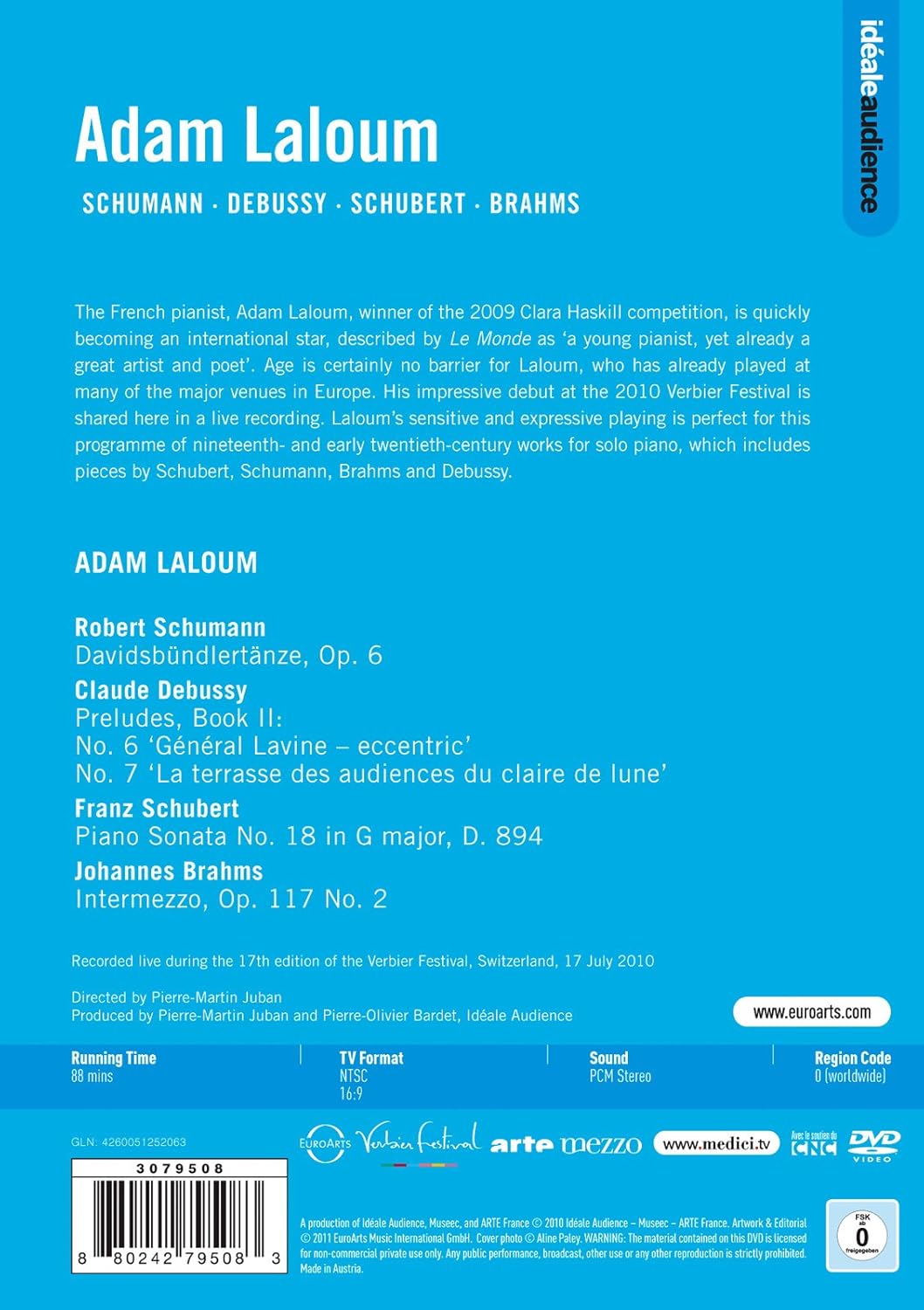 Adam Laloum Live At The Verbier Festival