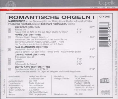 Romantic Organ Works 1