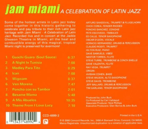 Jam Miami - A Celebration Of Latin Jazz