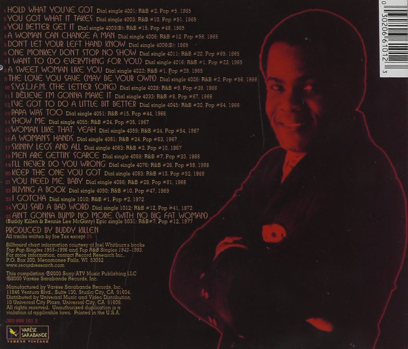 Joe Tex - 25 All Time Greatest Hits