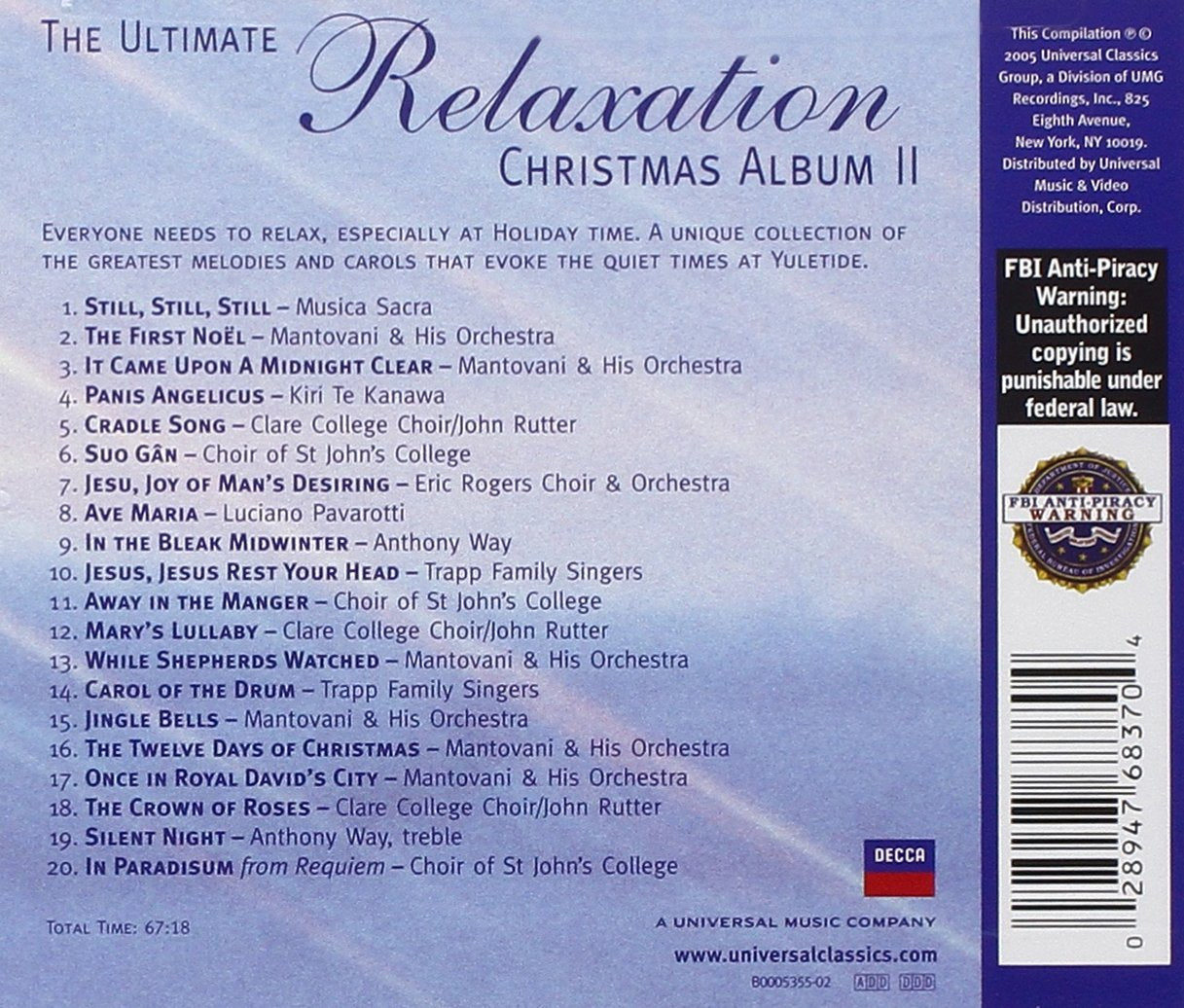 The Ultimate Relaxation Christmas Album II