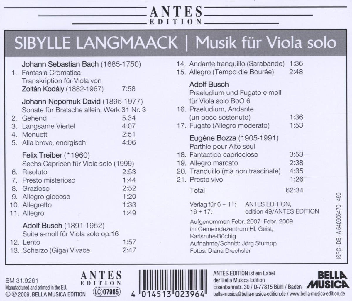 Musik for Viola Solo