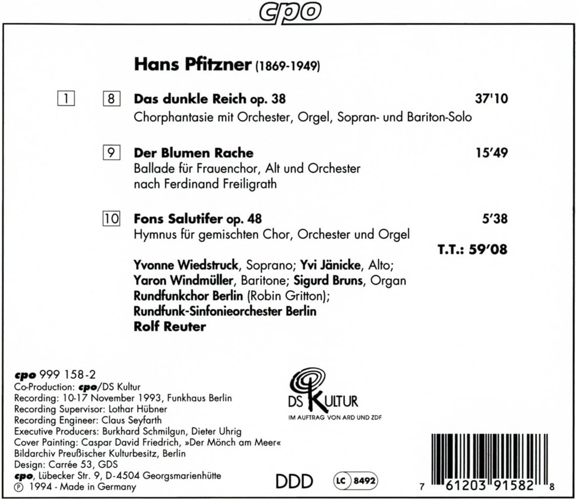 Das Dunkle Reich Op. 38 (Reuter, Berlin Radio So)