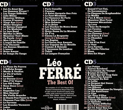 The best of Léo Ferré