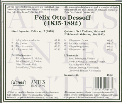 String QT Op 7 / String Quintet Op 10