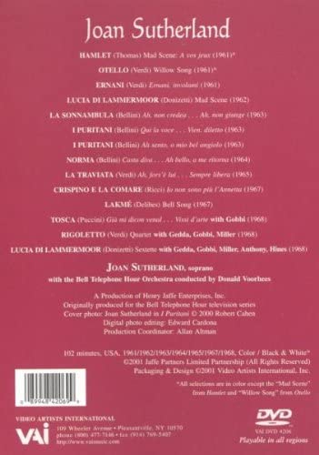 Joan Sutherland: The Complete Bell Telephone Hour Performances