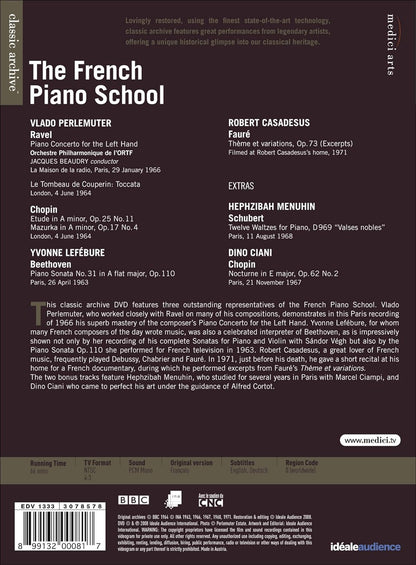 The French Piano School - Perlemuter / Lefebure / Casadesus / Menuhin / Ciani