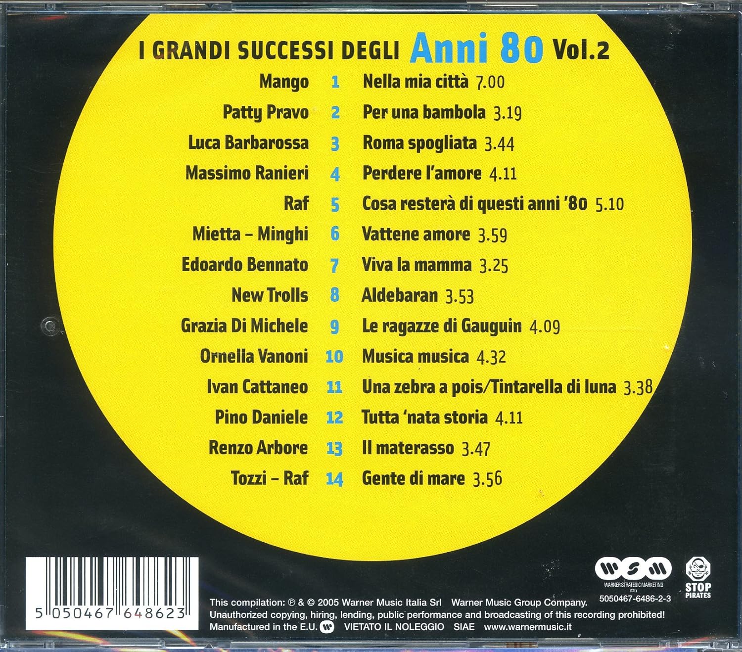 I Grandi Successi Degli Anni 80 2