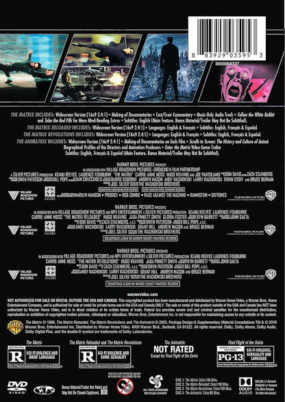 Matrix Collection: 4 Film Favorites