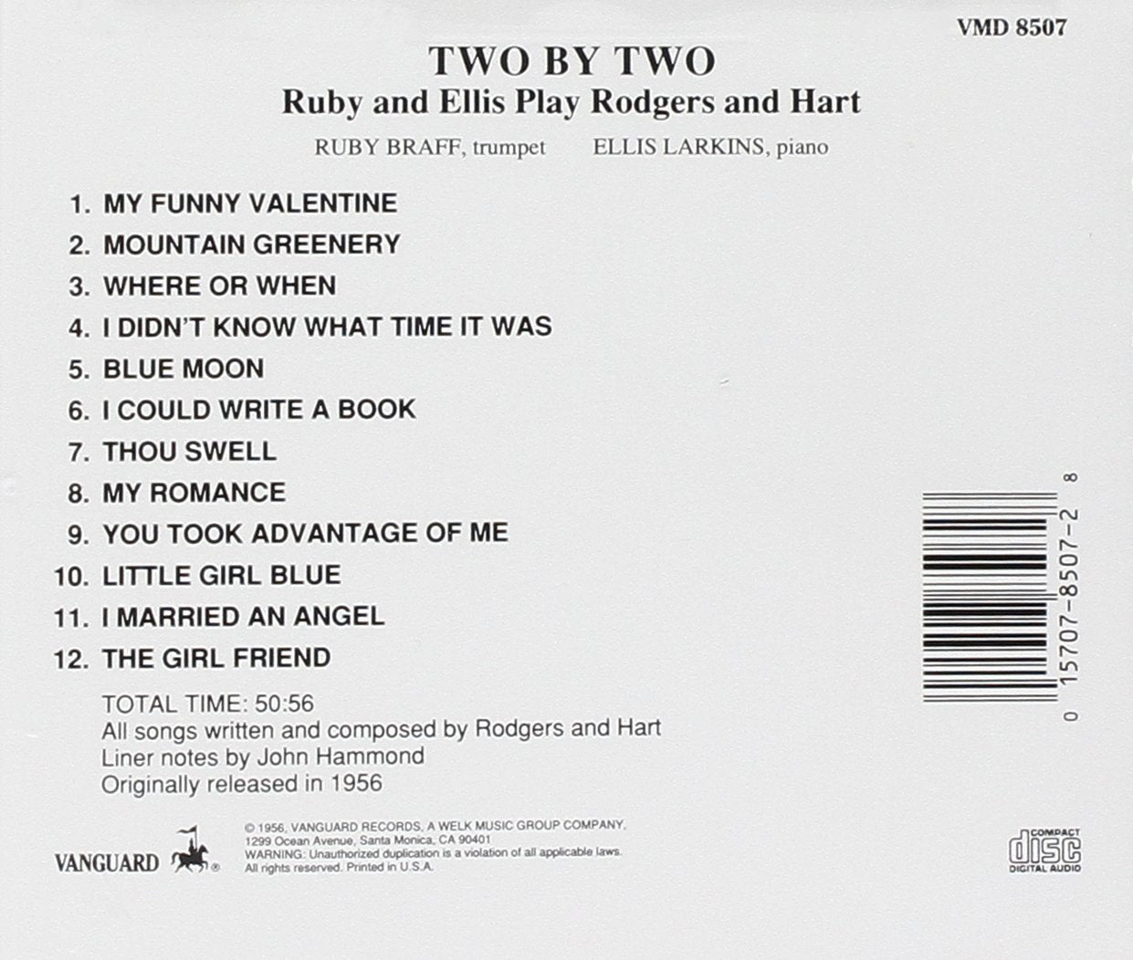 Two by Two: Play Rodgers & Hart
