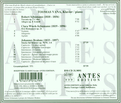 8 PN Pieces / 3 Romances / Toccata