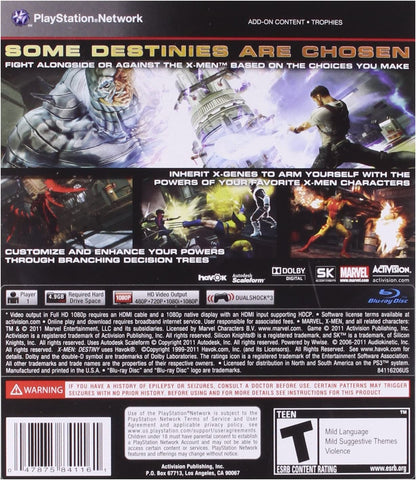 X-Men: Destiny / Game PlayStation 3