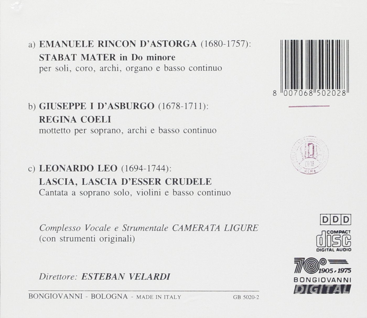 Lascia / Lascia D'esser Crudele