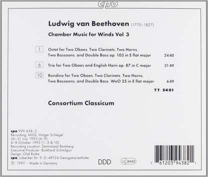 Chamber Music for Wind Ensemble (Consortium Classicum)
