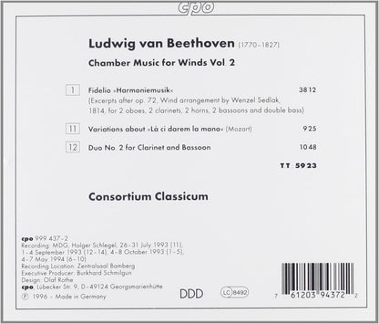 Chamber Music for Wind Ensemble (Consortium Classicum)