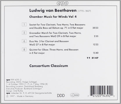 Chamber Music for Wind Ensemble (Consortium Classicum)