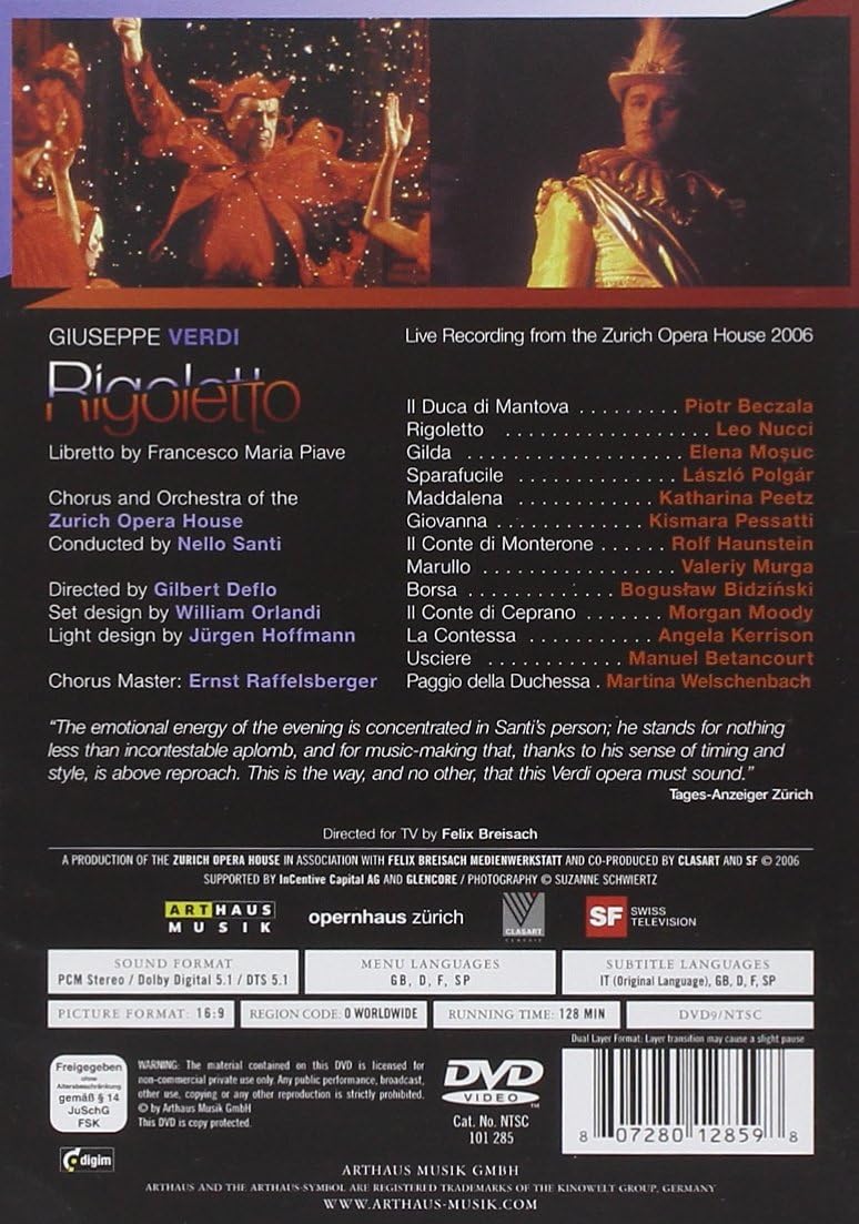 Verdi Opera Selection: Volume 1
