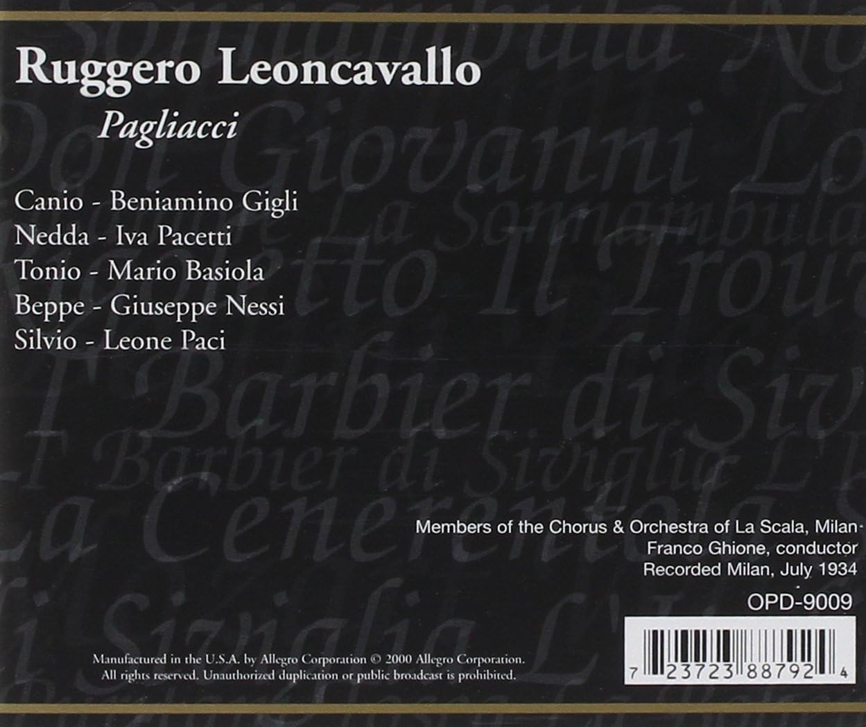 I Pagliacci