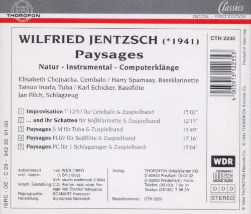 Jentzsch: Paysages