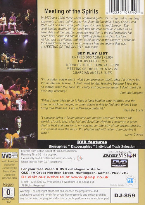 McLaughlin / De Lucia / Coryell - Meeting Of The Spirits