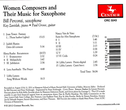 Woman Composers & Their Music for Saxophone