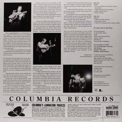 Bob Dylan In Concert: Brandeis University 1963