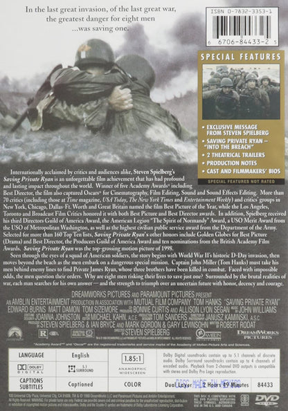 Saving Private Ryan (Single-Disc Special Limited Edition)