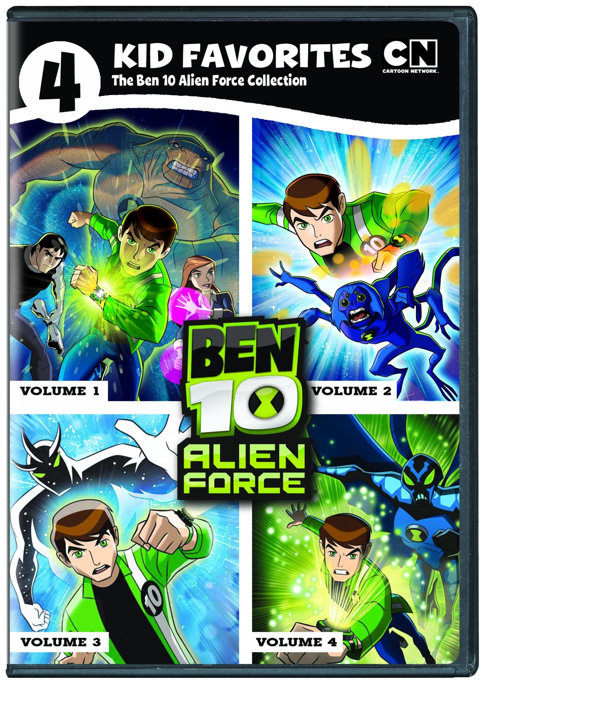 4 Kid Favorites Cartoon Network Classic Ben 10 Alien Force