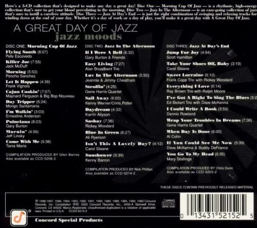 Jazz Moods: Great Day of Jazz