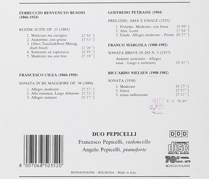 Sonata in Re Magg Op 38 / Sonata Breve in Do N 3