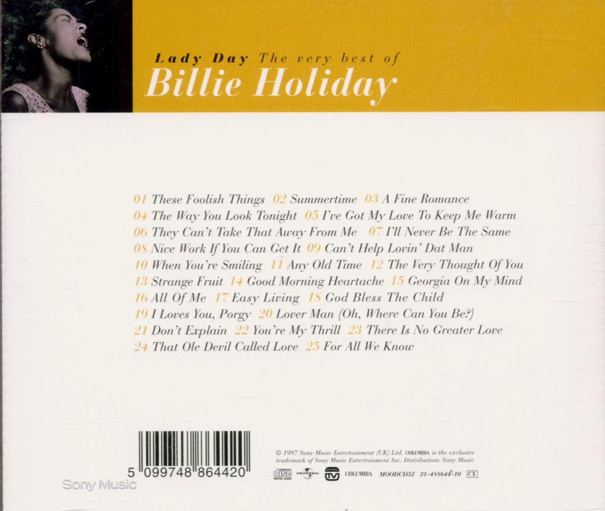 Billie Holiday - Lady Day (The Very Best Of Bil