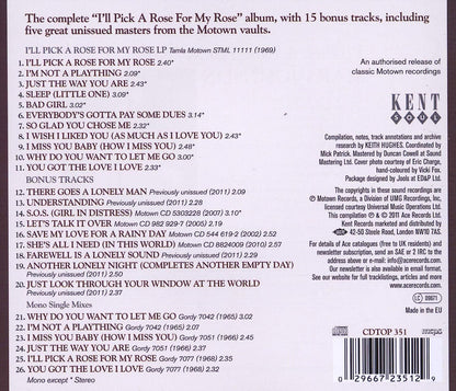 I'll Pick a Rose for My Rose: Complete Motown Recordings 1964-1971