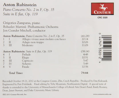 Rubinstein: Anton Rubinstein - Piano Concerto No. 2 Suite in